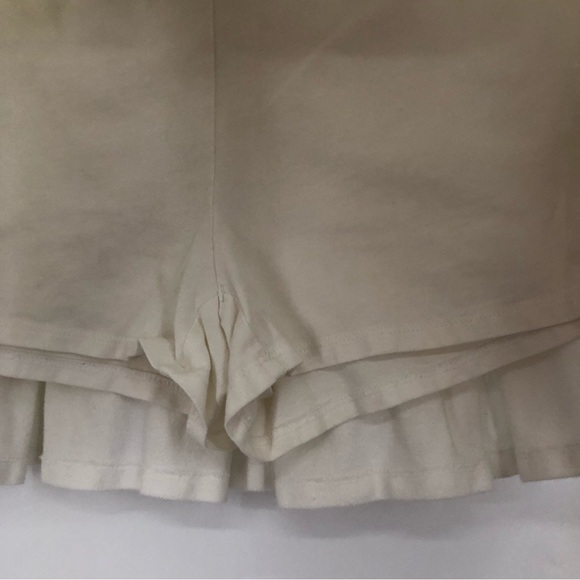 Tommy Jeans Y2K RARE Cotton Tennis Peplum Pleated Skort White Medium - Picture 6 of 10